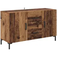 vidaXL Dressoir Oud Hout 100 x 36 x 60 cm Bewerkt hout
