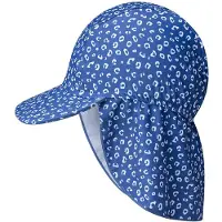 Swim Essentials Blue Leopard Sun Swim Cap