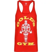 Gold's Gym GGVST003 Muscle Joe Premium String Vest - Red - M