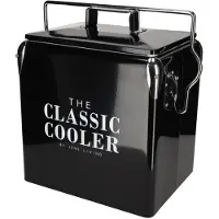 Jens Living Koelbox Retro - 29 x 22 x 36 cm - 13 liter - Zwart