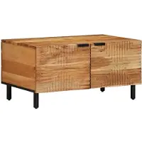 vidaXL Salontafel 80x50x40 cm Massief Acaciahout