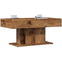 vidaXL Salontafel oud houtkleurig 96x50x45 cm bewerkt hout