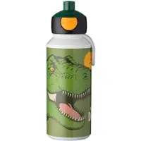Mepal Pop-up drinkfles Campus - 400 ml - Sluit goed af - Drinkbeker voor kinderen - Dino