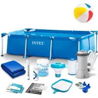 Intex Buitenzwembad met frame, 220 x 150 x 60 cm, 15-in-1, 28270