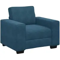 vidaXL Sofastoel Blauw 100x77x82 cm Fluweel