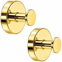 BOTC handdoekhaakjes - haken - Handdoekhouder Met Zuignappen - RVS - Set van 2 - Ø 60 mm - Goud