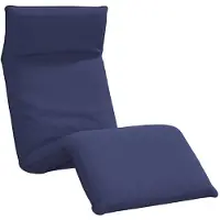 vidaXL Opvouwbare ligstoel Marineblauw 175x54x8,5 cm Oxfordstof