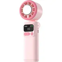 VHV -Opvouwbare Nekventilator - Mini Ventilator met Ijskoelfunctie - Krachtige Draagbare Ventilator met USB - Stille Handsfree Luchtcirculator voor Studenten, Reizen en Outdoor