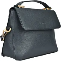 Beocca Fei Leren Schoudertas Dames - Crossbodytas van Plantaardig Gelooid Leer - Handgemaakt - Compact en Elegant - YKK Rits - Duurzaam en Tijdloos - Zwart