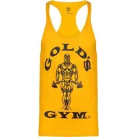 Gold's Gym GGVST003 Muscle Joe Premium String Vest - Gold - XXL