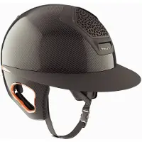 FREEJUMP Voronoi Carbon Ruiterhelm Mat Brons met Tempelbescherming - M