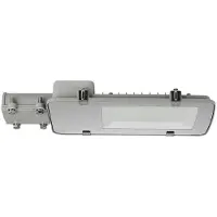 V-TAC LED-straatlantaarn Straatlantaarn Parkeerverlichting voor buiten, aluminiumgrijs, 30W 800lm 6500K, LxBxH 41,8x19,9x6
