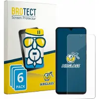 BROTECT Screenprotector 6 Stuks voor Blackview Wave 10C Beschermglas transparant