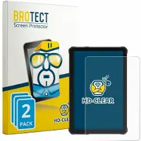 BROTECT - Screenprotector voor Oukitel RT10 - Folie Beschermfolie transparant 2 Stuks