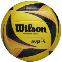 Wilson - "Optx Avp Replica Mini" Volleybal PP7773 (2) (Zwart/Geel)