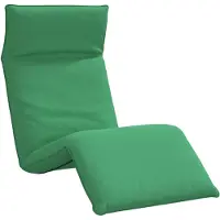 vidaXL Ligstoel inklapbaar 175x54x8,5 cm oxford stof groen