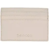 Beocca Seth Leren Pasjeshouder - Kaarthouder van Plantaardig Gelooid Leer - Handgemaakt - Compact Creditcardformaat - Duurzaam en Tijdloos - Beige