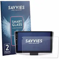 Savvies 2 Stuks Screenprotector - geschikt voor Dynavin D9-B6S Premium Flex 10.1" - beschermfolie glas transparant