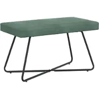 vidaXL Bank Zeegroen 80 x 40 x 45 cm fluweel