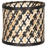 Anne Light & Home Lampenkap | Lampenkap Ø12 Cm – Cilindervormige Bamboe Sfeermaker