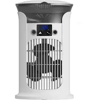 VHV - Compacte Nevelventilator met USB - Krachtige Luchtkoeler met Luchtbevochtiger - Stille Draagbare Tafelventilator voor Thuis, Kantoor, Slaapkamer en Bureau