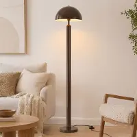 LumenXL Mushroom vloerlamp Alexi van metaal in bruin