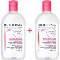 Bioderma Sensibio H2o 500ml 2 Units Make-up Remover