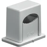 Obo Bettermann 2101017 Buisklem Lichtgrijs 100 stuk(s)