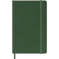 Moleskine Agenda civil 2026 12 mois Journalier Format Poche Dur Vert Myrte
