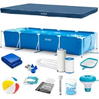 Intex Buitenzwembad met frame, 450 x 220 x 84 cm, 15-in-1, 28273
