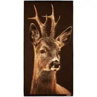 Zwoltex Kozioł Handdoek Bruin 50x100cm - 100% Biologisch Katoen