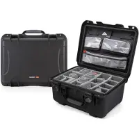 Nanuk 933 Case w/lid org./divider - Black - Pro Photo Kit case