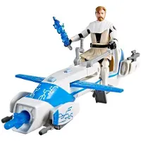 Hasbro Star Wars Epic World of Action Obi-Wan Kenobi actiefiguur & BARC Speeder G07785X0