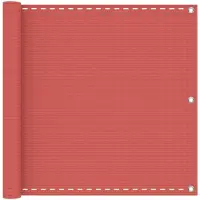 vidaXL Balkonscherm Terracotta 120 x 700 cm HDPE en Aluminium