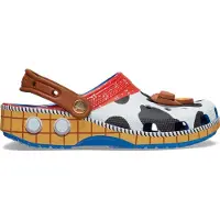 Crocs Clogs 'Toy Story Woody' lichtblauw / bruin / rood / zwart