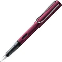 Lamy AL-star Black Purple Vulpen | Ergonomisch Aluminium | Stalen Penpunt B | Inclusief T 10 Blauwe Inkt | Rechtshandig