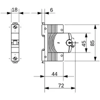 Gewiss 1158449 GW92607 Zekeringautomaat 1-polig 16 A