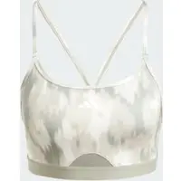 Adidas Aeroreact Training Essentials Light-Support Allover Print Flower Beha