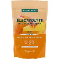 Holland & Barrett 1+1 gratis | Elektrolyten Hydration Drink Perzik - 165g (30 porties)