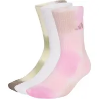 Adidas Sportsokken 'Tie-Dye 3 Pairs' olijfgroen / pastelgroen / rosa / wit