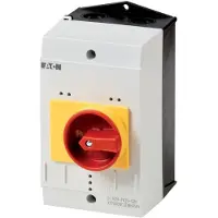 Eaton CI-K2-PKZ0-GR 219655 Lege behuizing Met NOT-AUS schakelaar (l x b x h) 130 x 100 x 160 mm Rood, Geel, Grijs, Zwart 1 stuk(s)