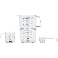 Mepal Maatbeker Mensura Clear (3-delig)