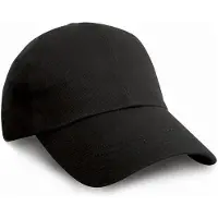 Result Heavy Cotton Drill Pro Style Cap RH10 - Black - One size