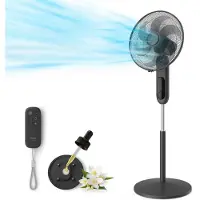 Philips 1000-serie Staande ventilator, CX1520/01 - 3 Snelheden, Luchtstroom 33330 m3/u, Aromatherapie, Instelbare Hoogte