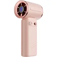 VHV -Handventilator met Krachtige Wind - USB Oplaadbare Draagbare Ventilator - Stille Mini Ventilator voor op het Bureau - Kleine Zakventilator voor Reizen, Festival en Openbaar Vervoer