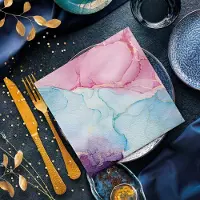 Famanu - Papieren Servetten – 20 stuks 33x33 cm – Luxe Servetten voor Verjaardag, Feest of Bruiloft