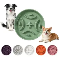 Famanu - Slow Feeder - Fun Feeder voor snelle eters - Ideale voedselcontroleschotel voor middelgrote tot grote rassen - 8,2 inch - 1,8 kopjes (180
