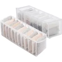 Famanu – Kast-organizer set van 8, stoffen opvouwbare lade-organizers voor lingerie en ondergoed