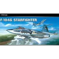 ACADEMY Modelbouwpakket Militaire voertuigen - 12443 Lockheed F-104G Starfighter Bundesmarine - Duitse Straaljager Plastic - 1:72 - Modelbouw