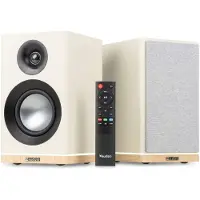 Audizio HiFi speakers - KS12 - Actieve speakerset - HDMI en Bluetooth - Ambient light - 80W - Crème